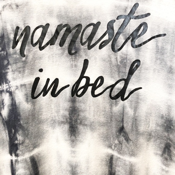 Alya Namaste In Bed Tunic * Gray & White SZ Small - Picture 2 of 4